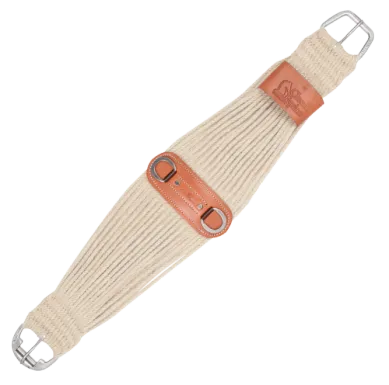 100% Mohair Roper Cinch 27-strand with Leather Center 30"
