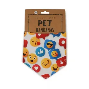 15buttons Emoji Bandana for Dogs