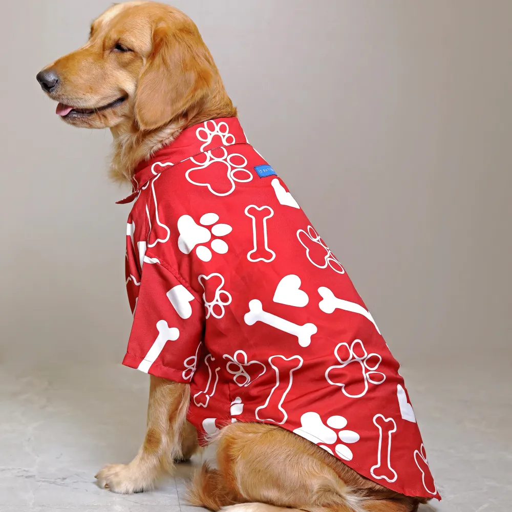 15buttons Paws-tive Love Shirt for Dogs