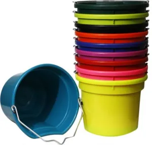 20QT FLATBACK BUCKET - 11"TALL