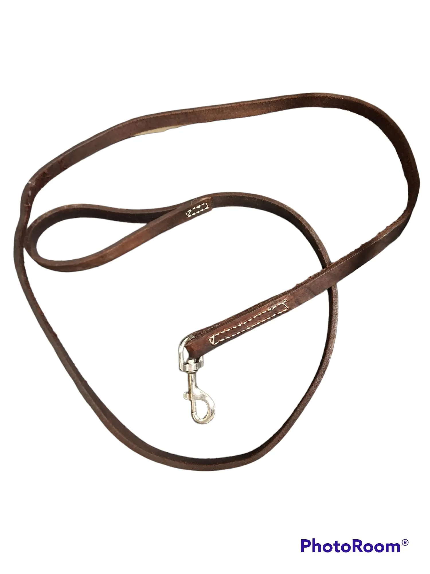 6'' LEATHER  LEASH FOR DOGS  -LIGHT OIL