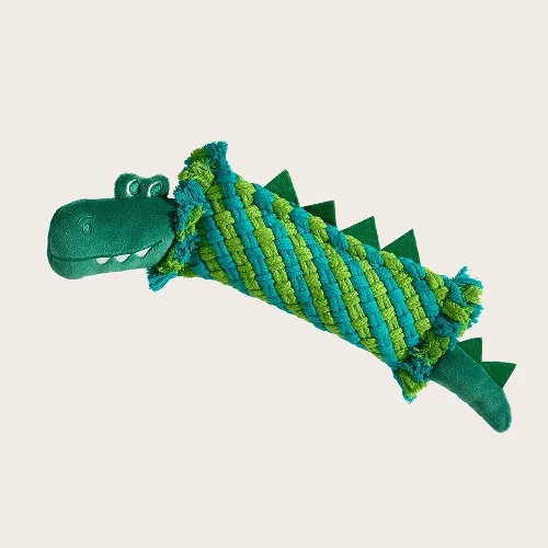 Barkbutler x Fofos Dental Crocodile Toy for Dogs
