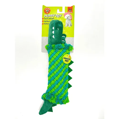 Barkbutler x Fofos Dental Crocodile Toy for Dogs