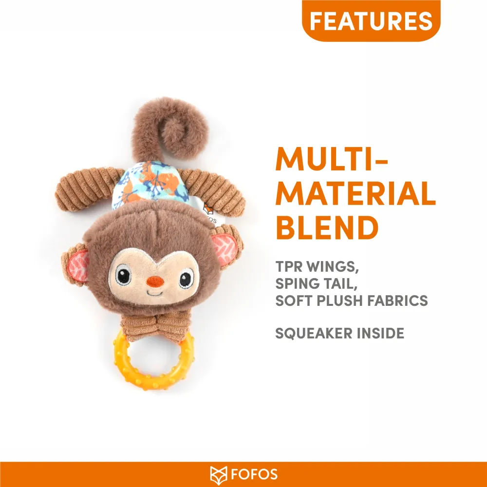 Barkbutler x Fofos Puppy Monkey Toy for Dogs
