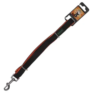 Basil Nylon Padded Leash for Dogs (Black)