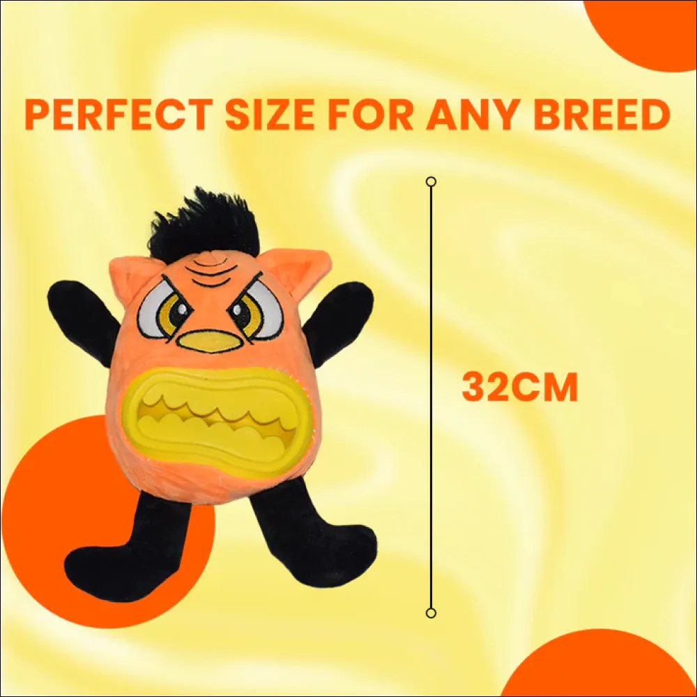 Basil Treat Monster Plush Toy for Dogs and Cats