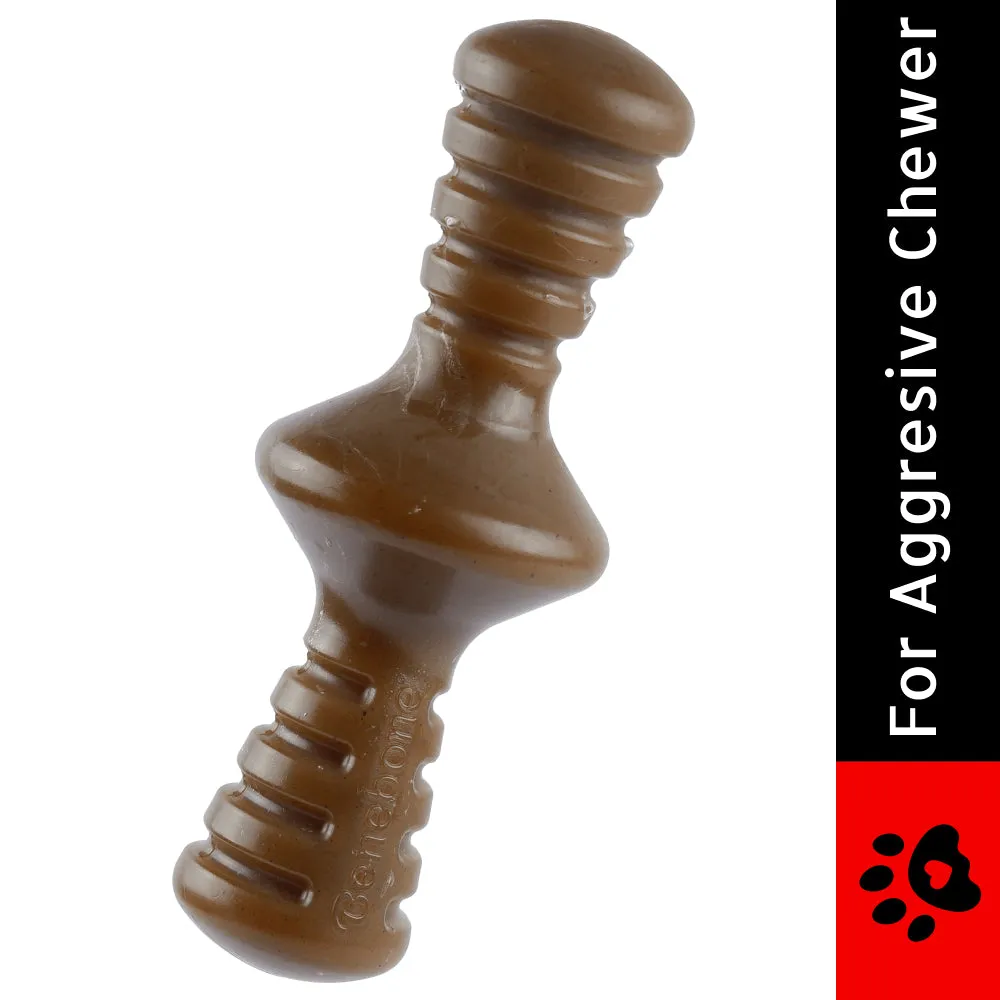 Benebone Peanut Butter Flavored Zaggler Chew Toy for Dogs | For Aggressive Chewers (Buy 1 Get 1)