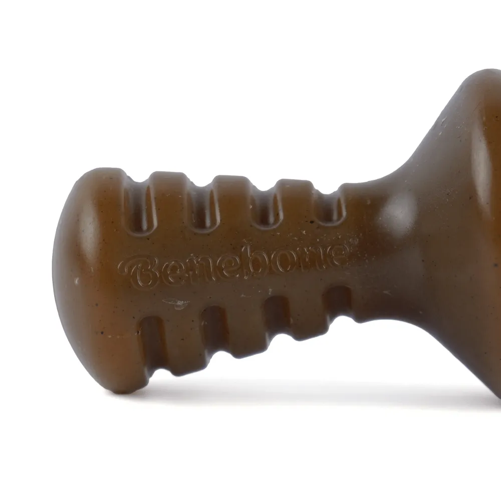 Benebone Peanut Butter Flavored Zaggler Chew Toy for Dogs | For Aggressive Chewers (Buy 1 Get 1)