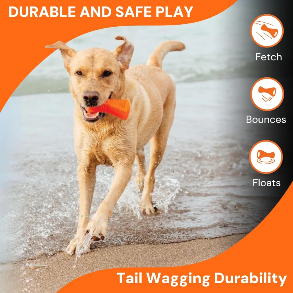 Bionic Urban Stick Toy for Dogs (Orange)