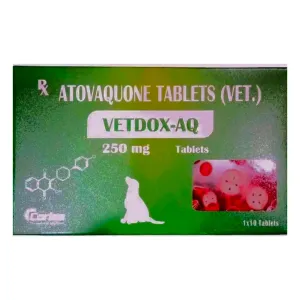 Corise Vetdox AQ 250mg (Atovaquone)Tablets for Dogs and Cats