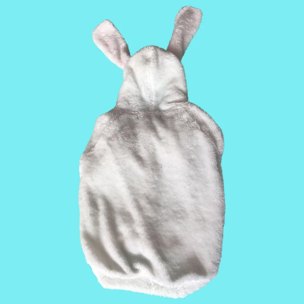 Dogobow Bunny Hoodie for Dogs and Cats (White) (Get a Bow Free)