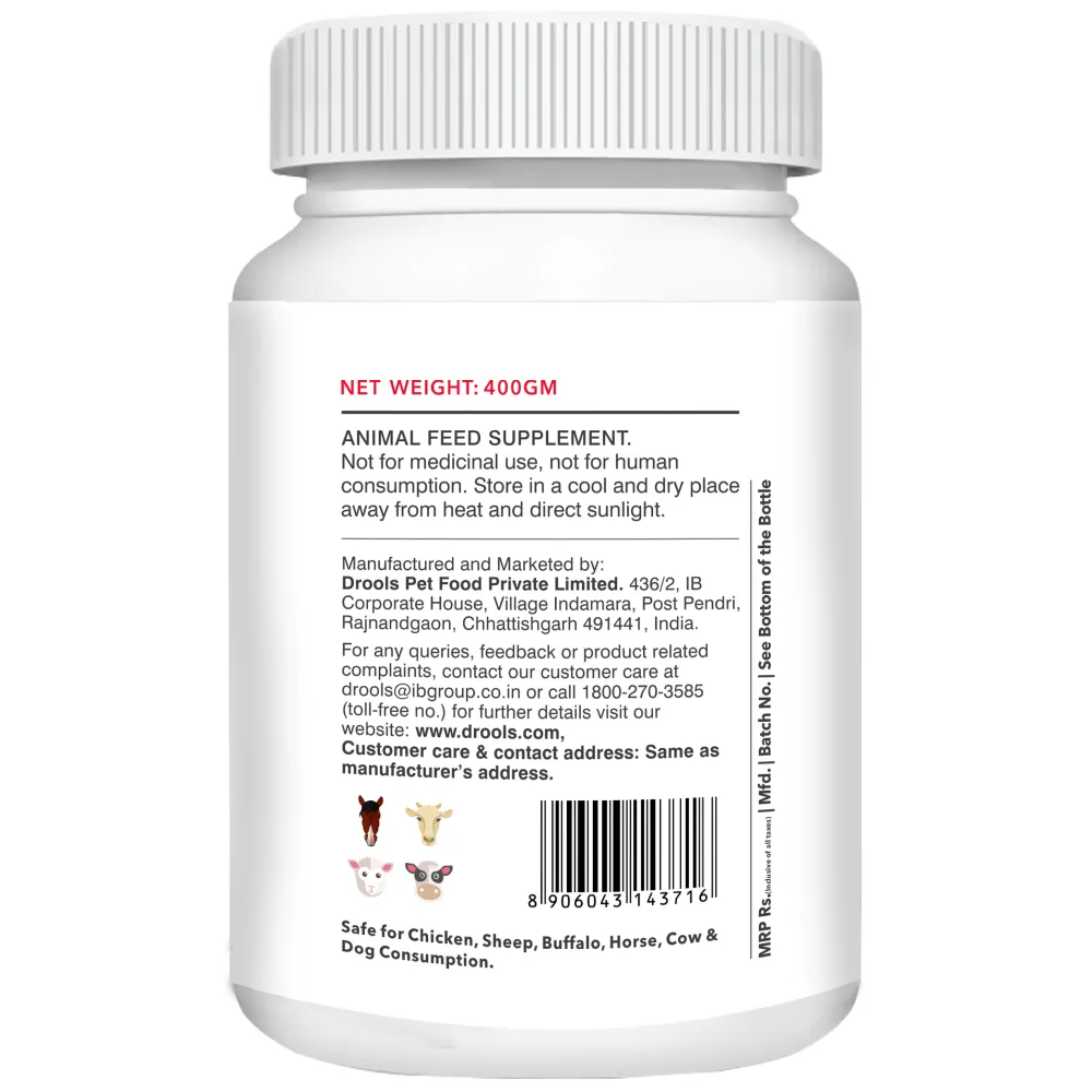 Drools Absolute Calcium, Vitamin and Skin & Coat Dog Supplement Tablets Combo