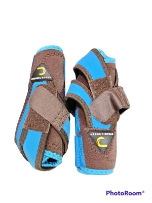 Dynamic Edge Sport Boots Front - Large - Turq/Chocolate