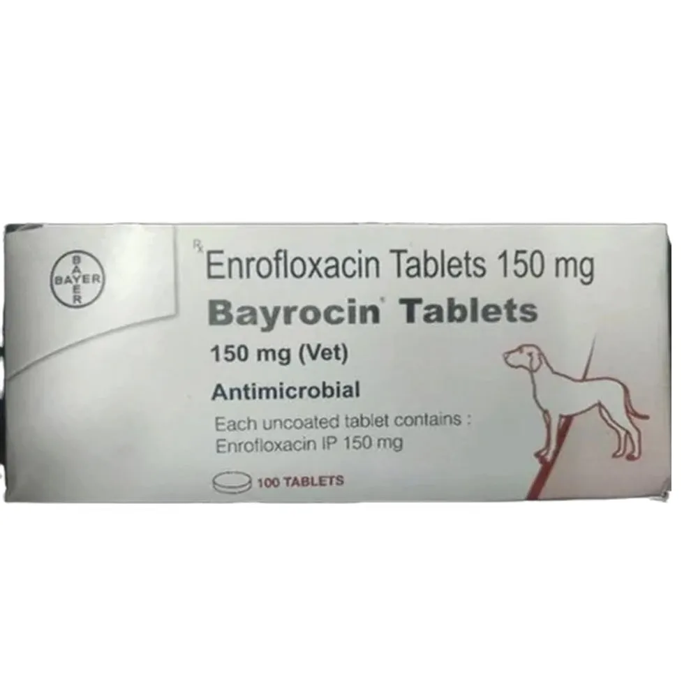 Elanco Bayrocin Tablets 150mg (Enrofloxacin) for Dogs