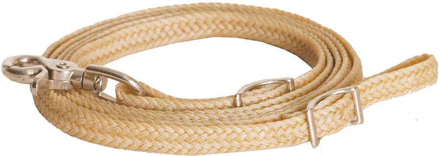Flat Braided Waxed Roping Rein