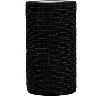FLEXWRAP E-Z TEAR BANDAGE BLACK 4 IN 18/BOX