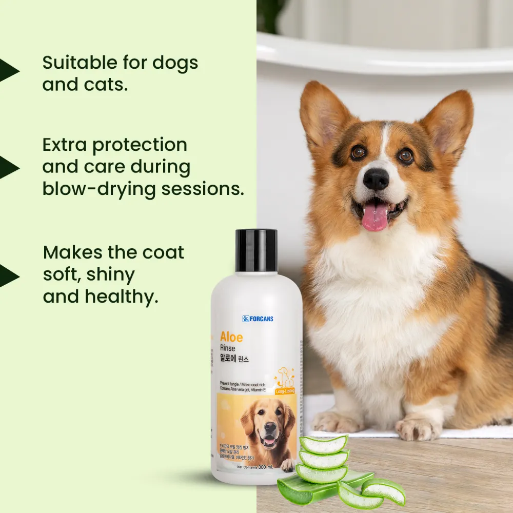 Forcans Aloe Rinse Conditioner for Dogs