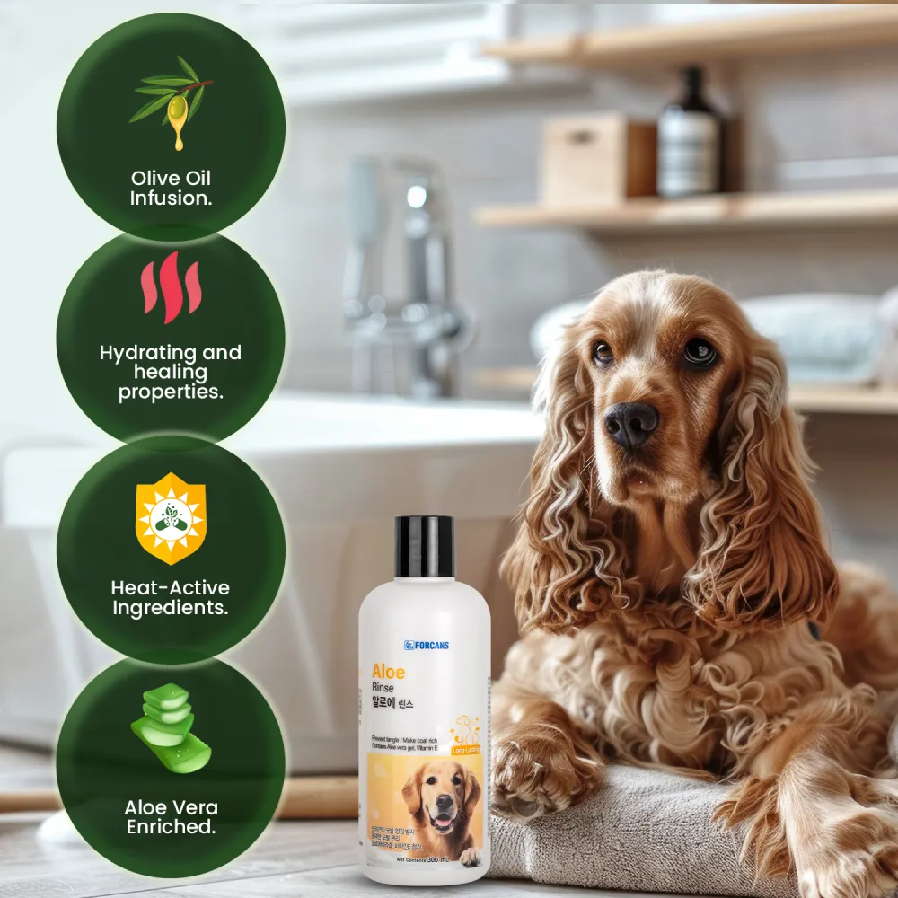 Forcans Aloe Rinse Conditioner for Dogs