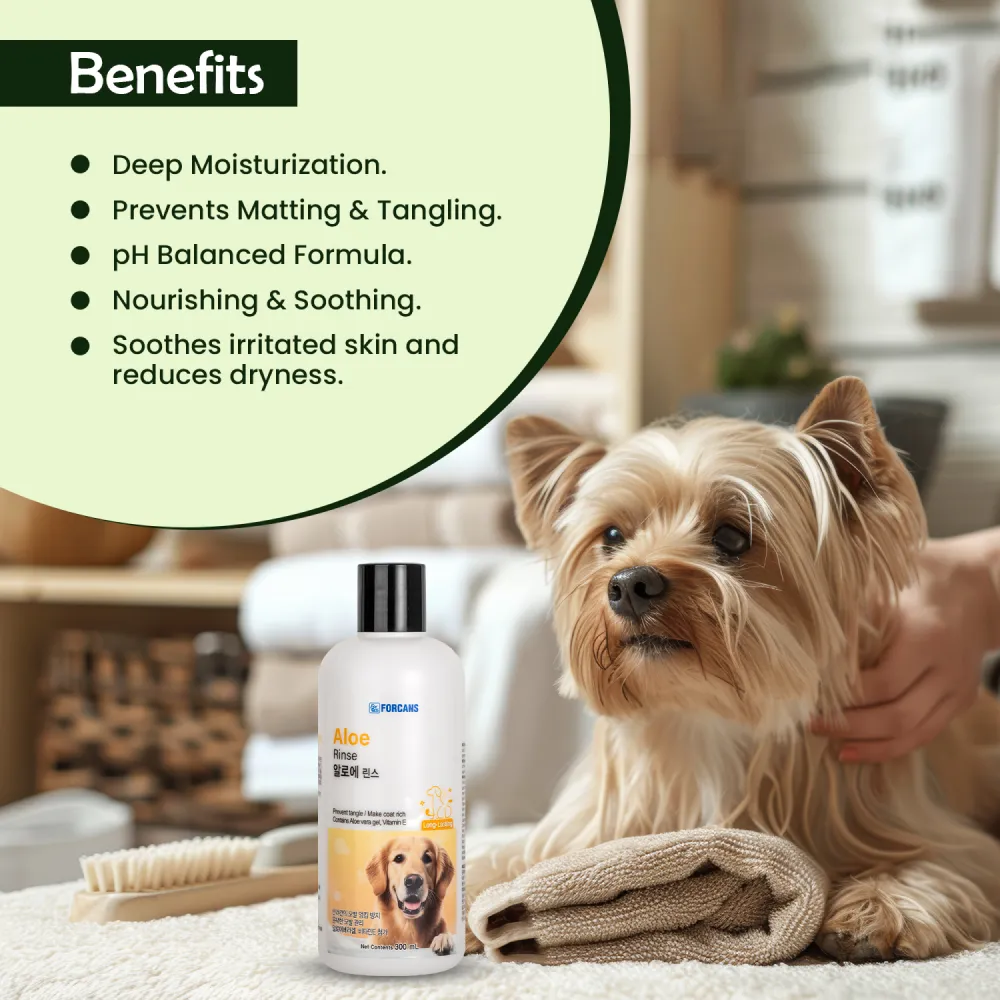 Forcans Aloe Rinse Conditioner for Dogs
