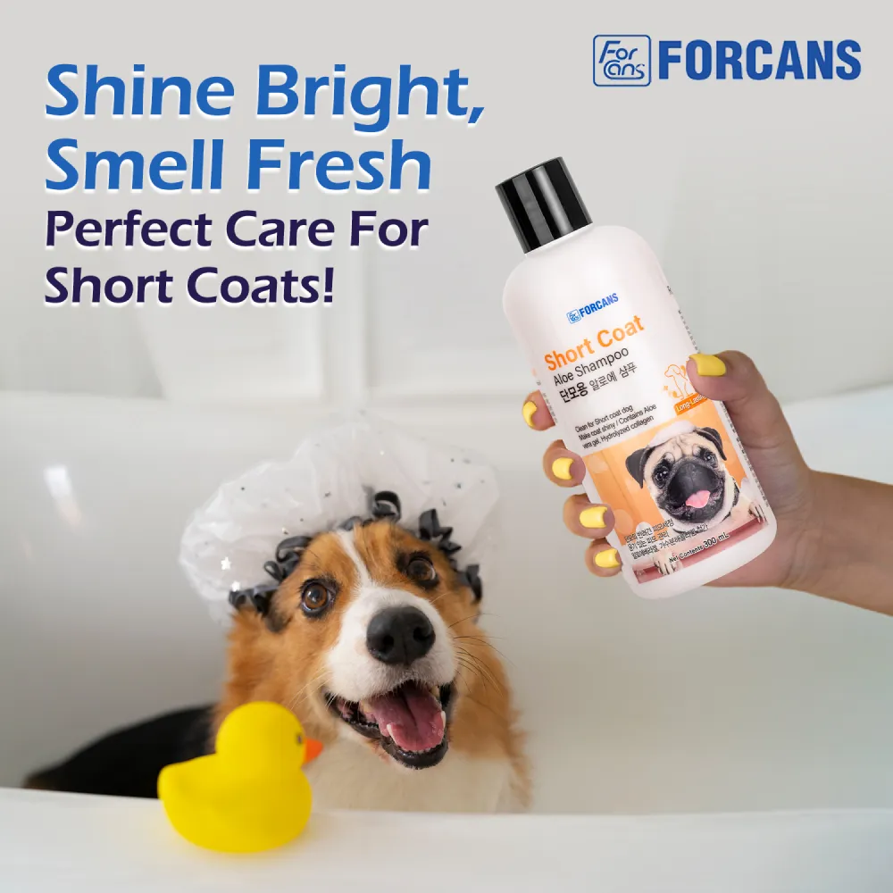 Forcans Aloe Short Coat Shampoo for Dogs