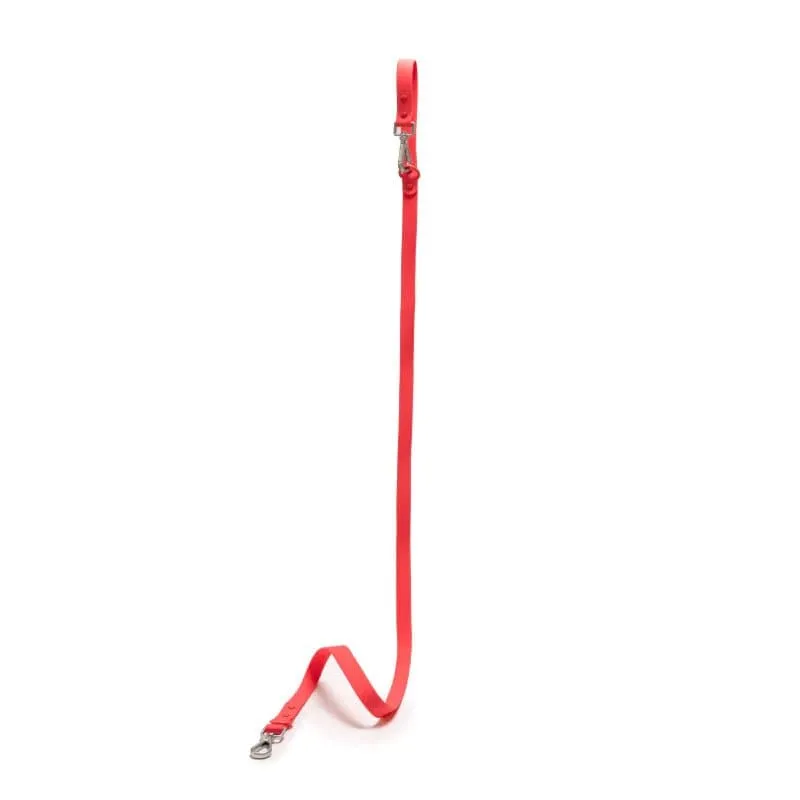 Furry & Co Bold Harness, Collar and Leash for Dogs Combo (Coral Red)