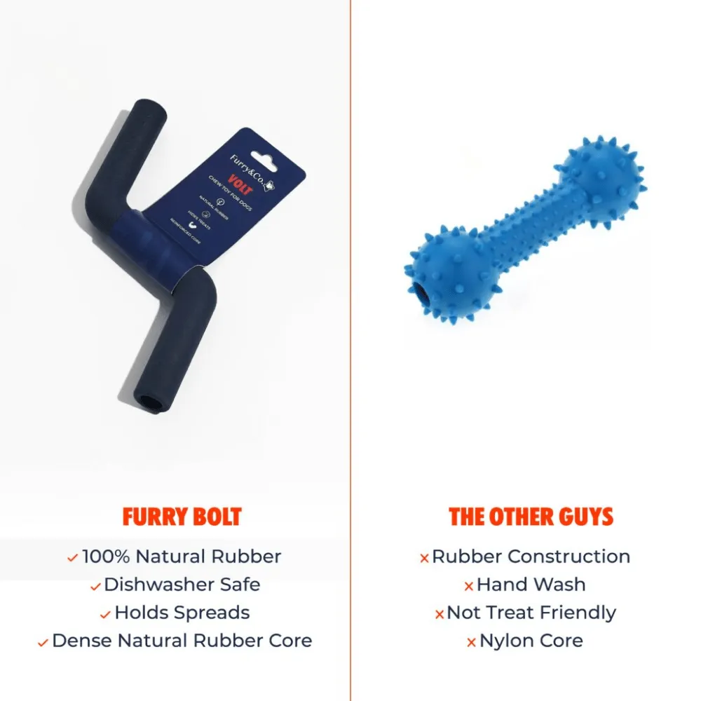 Furry & Co Volt Toy for Dogs (Indigo Blue)