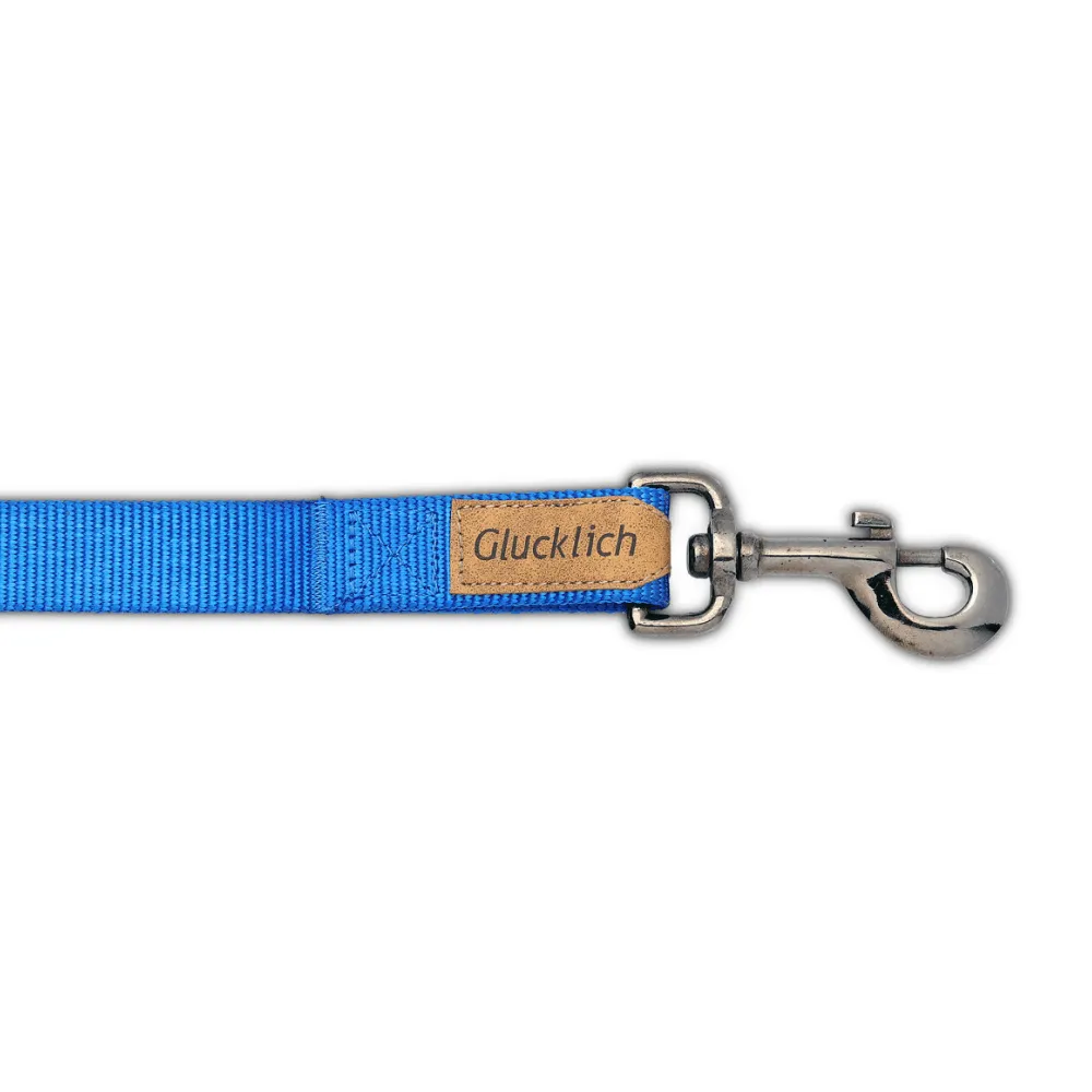 Glucklich Heavy Duty Printed Leash for Dogs (5ft Royal Blue)