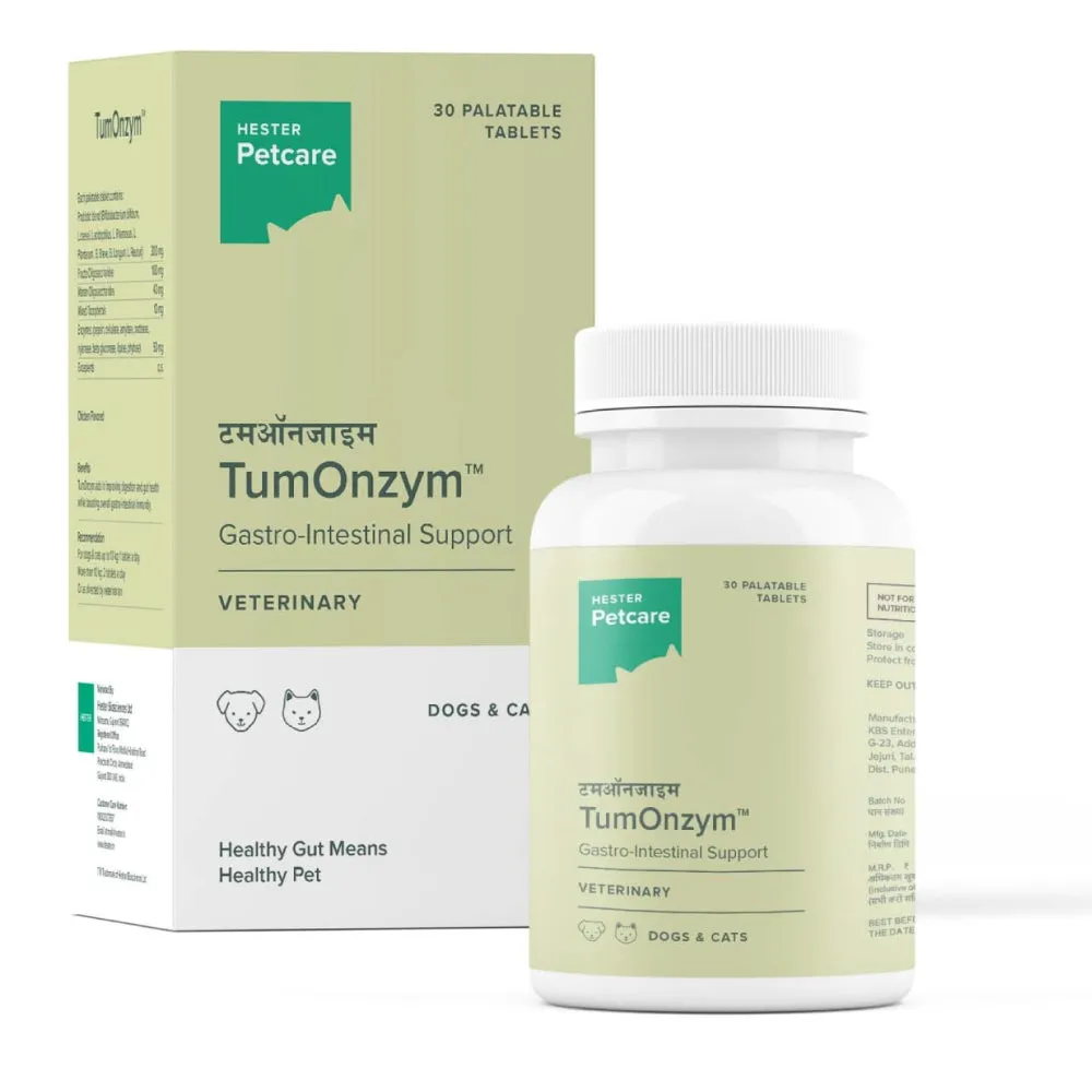 Hester Tumonzym Tablet Gastrointestinal Support for Dogs and Cats