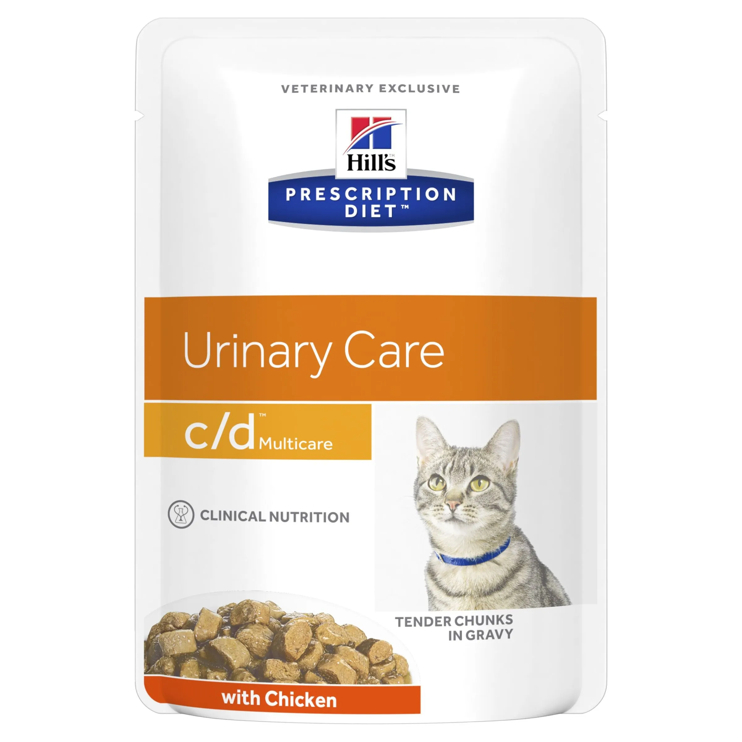 Hills Prescription Diet Cat c/d Multicare Urinary Care Chicken Wet Food Pouch 85g