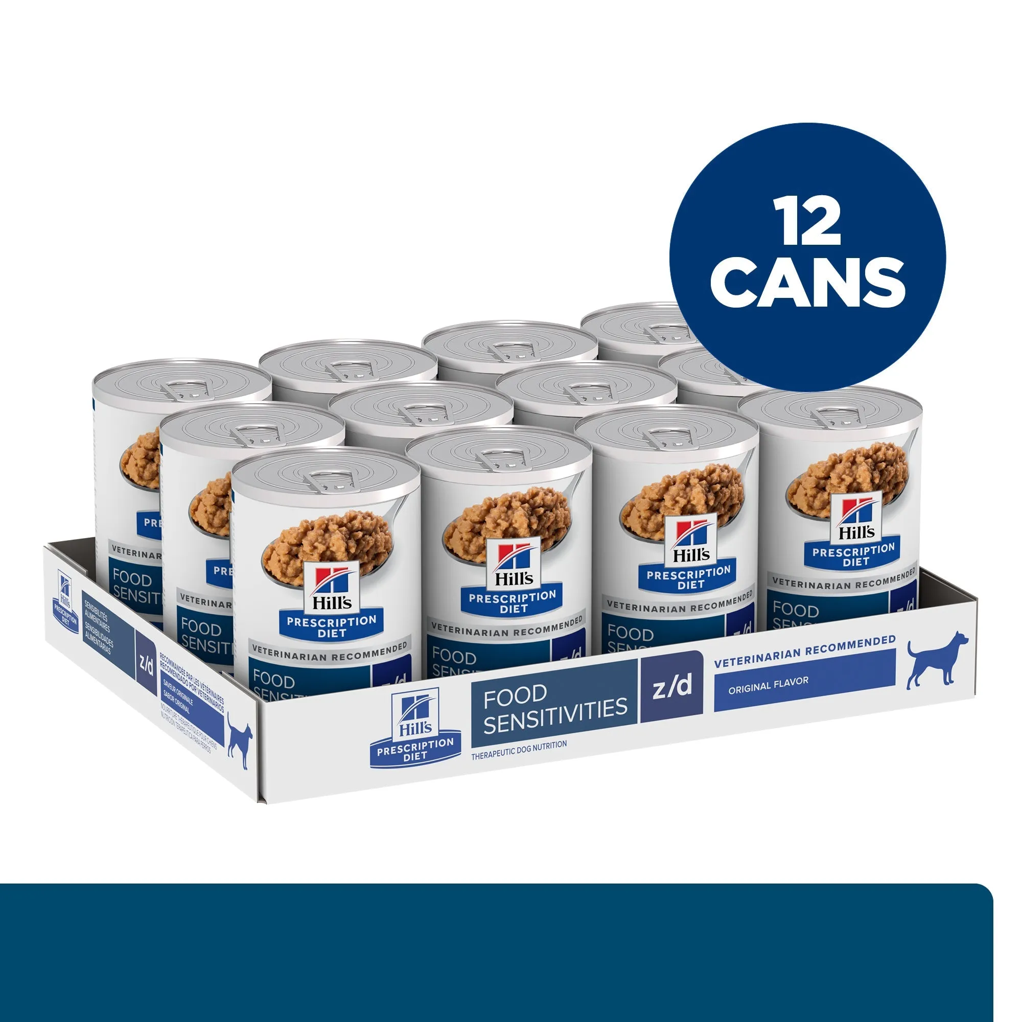 Hills Prescription Diet Dog z/d Skin/Food Sensitivities Original Wet Food 370g x 12