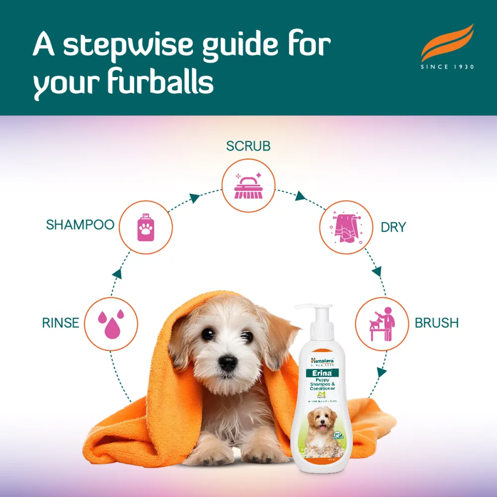 Himalaya Erina Shampoo & Conditioner for Puppies