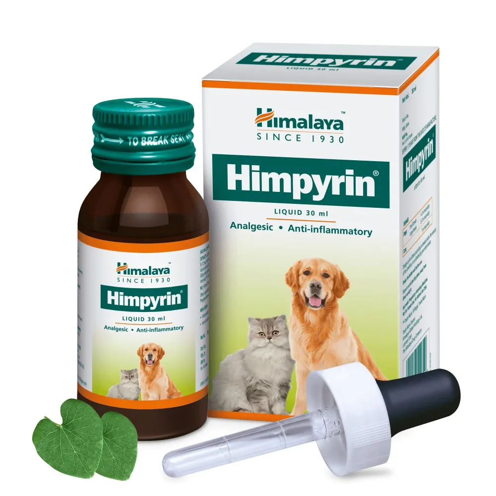 Himalaya Himpyrin Anti Inflammatory & Pain Relief Drops and Scavon Vet Cream for Dogs and Cats Combo