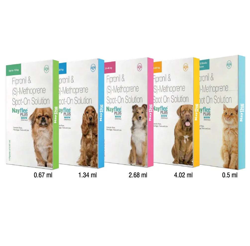 Intas Nayflee Plus Tick & Flea Spot On Dogs