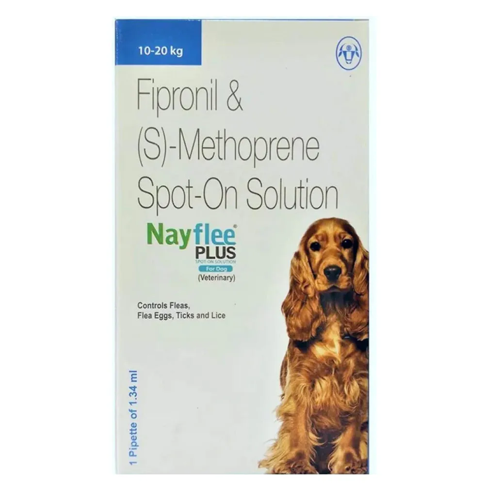 Intas Nayflee Plus Tick & Flea Spot On Dogs