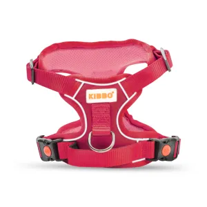Kibbo Reflective Vest Harness with Dual Lock Buckle for Dogs (Pink)