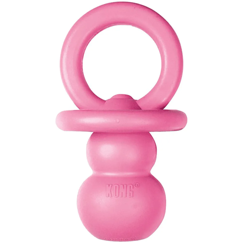 Kong Binkie Puppy Chew Toy for Dogs (Pink)