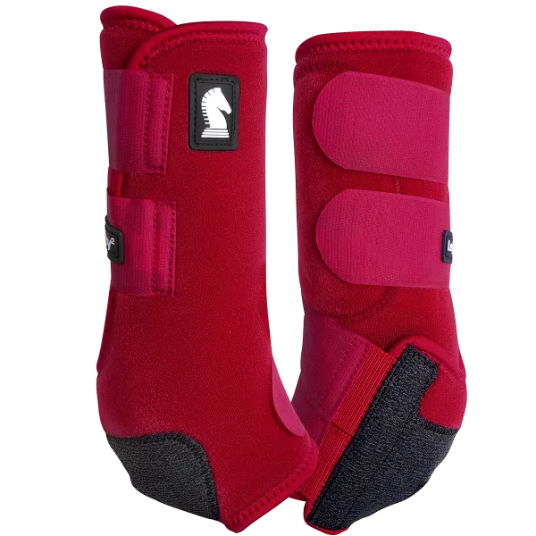 LEGACY 2 SUPPORT BOOTS - HIND - LARGE - RED