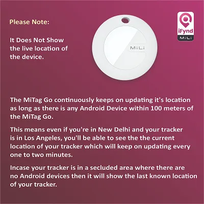 Mitag Go Anti Loss Device with Collar for Cats (Black) | Android