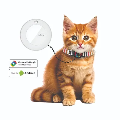 Mitag Go Anti Loss Device with Collar for Cats (Black) | Android