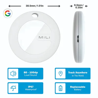 Mitag Go Anti Loss Device with Collar for Cats (Grey) | Android