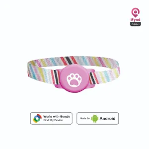 Mitag Go Anti Loss Device with Collar for Cats (Pink) | Android