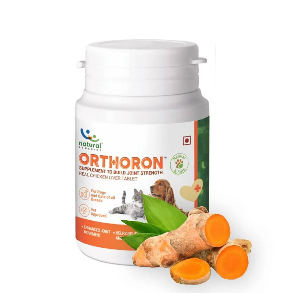Natural Remedies Lush Me Up Anti Hairfall Shampoo & Orthoron Joint Supplement Dogs & Cats Combo