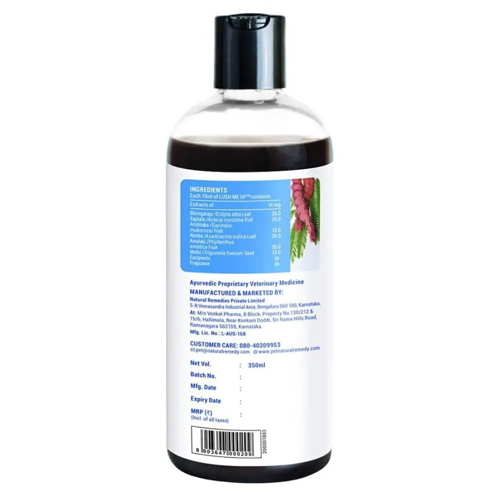 Natural Remedies Lush Me Up Anti Hairfall Shampoo & Orthoron Joint Supplement Dogs & Cats Combo