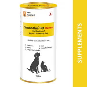 Neo Kumfurt Smoothie Neo Kumfurt Smoothie Pet Derma for Healthy Skin & Coat for Dogs and Cats (200ml)Derma for Dogs and Cats (200ml)