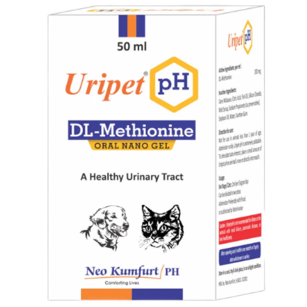 Neo Kumfurt Uripet pH Oral Nano Gel (DL Methionine) for Dogs and Cats (50ml)