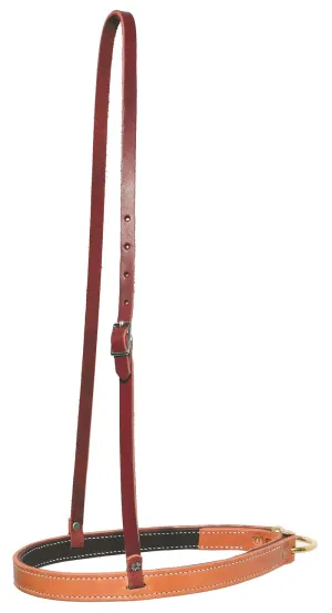 NOSEBAND, ROPER 1", RUSSET HARNESS