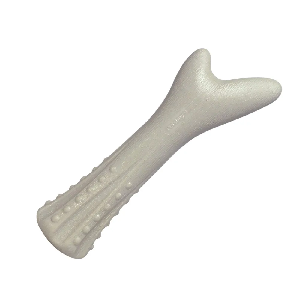 Outward Hound Petstages Deerhorn Durable Chew Toy for Dogs (White)