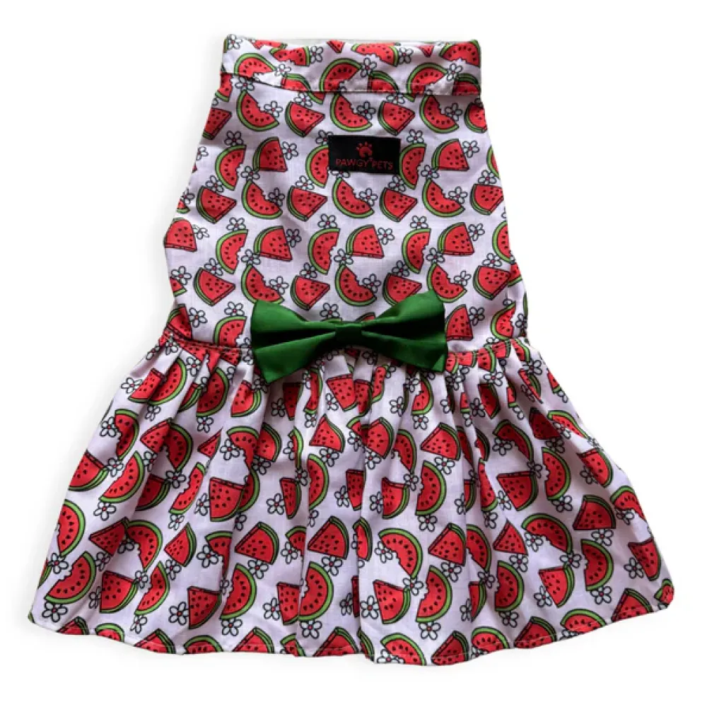 Pawgypets Daisy Melon Dress for Dogs (Pink)