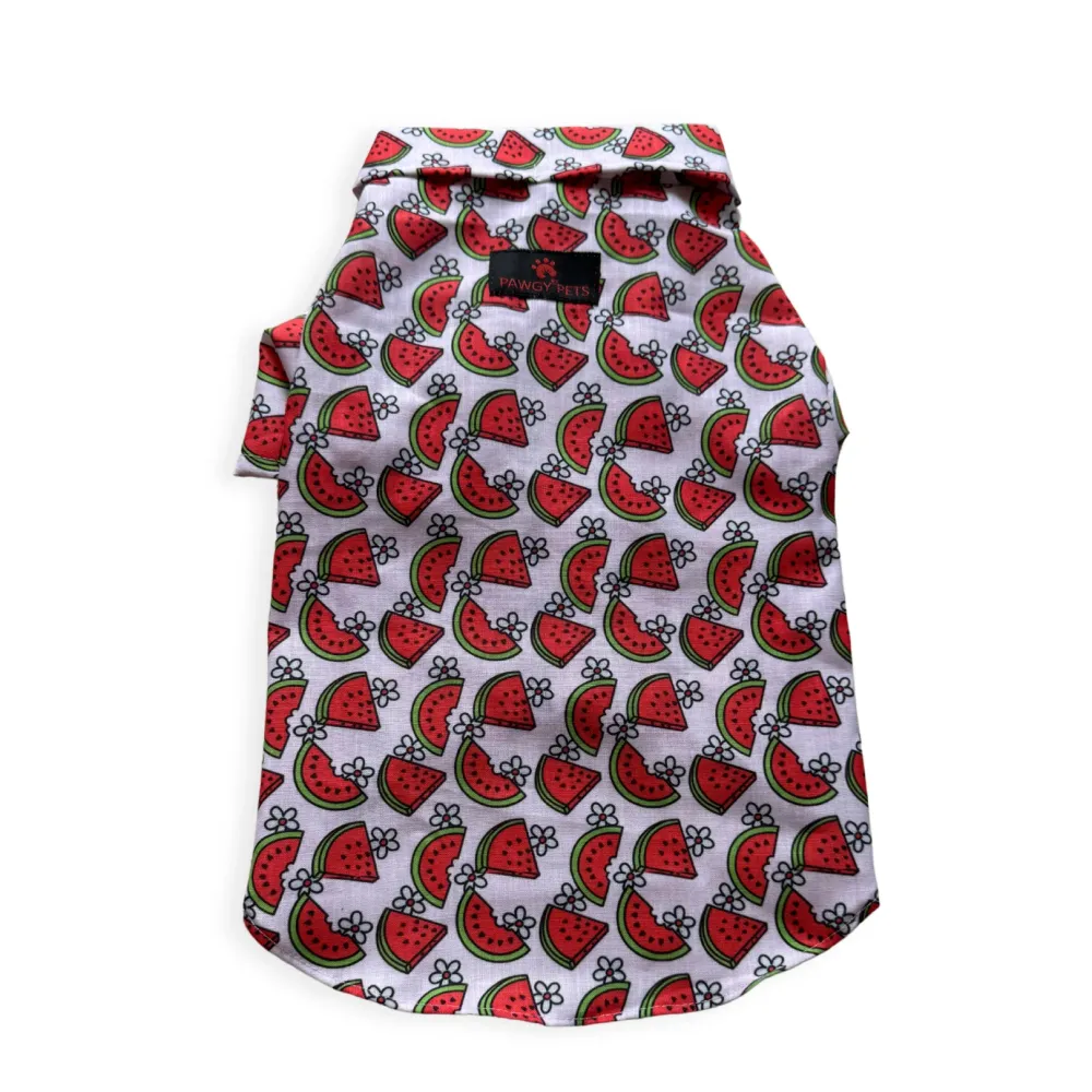Pawgypets Daisy Melon Shirt for Dogs and Cats (Pink)