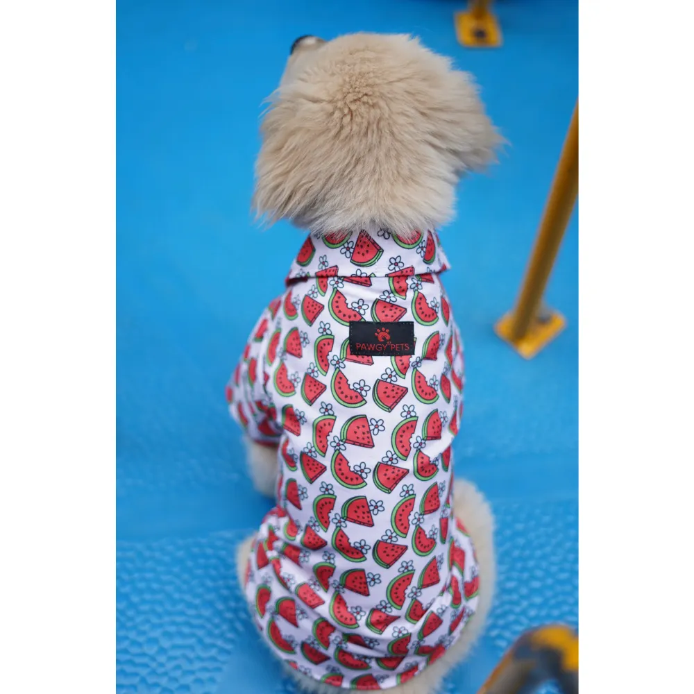 Pawgypets Daisy Melon Shirt for Dogs and Cats (Pink)